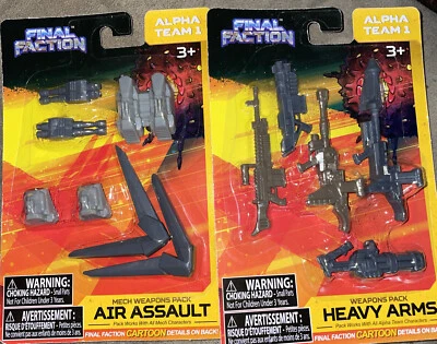 Final Faction Alpha Team 1 Paquete de Armas Mecánicas Asalto Aéreo - Lote de Armas Pesadas Foto 1 de 3