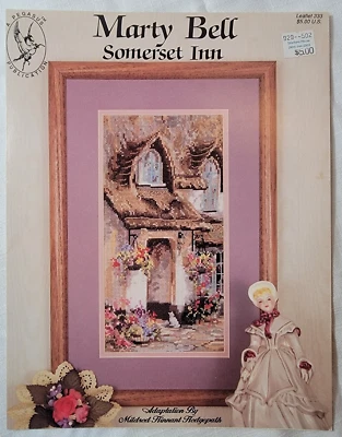 Marty Bell Somerset Inn cross stitch pattern Pegasus Publications - Image 1 of 2