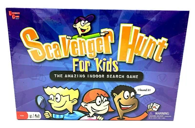Scavenger Hunt For Kids The Amazing Indoor Search Game University Games NEW - Image 1 of 4