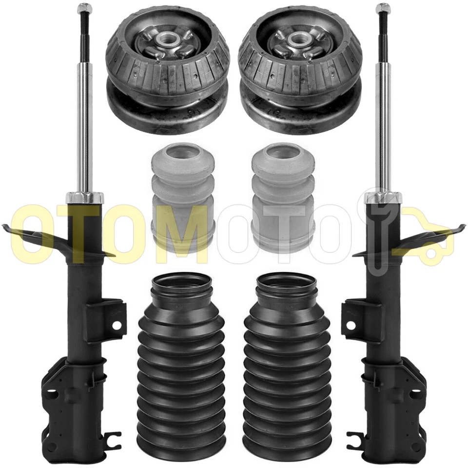 MERCEDES BENZ VITO W639 VIANO AUTOBUS KIT AMORTISSEURS AVANT COUPELLES SOUFFLETS - Imagen 1 de 1