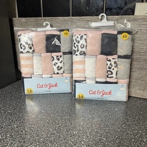 Girls' 14pk Cotton Hipsters - Cat & Jack™ - Picture 1 of 3