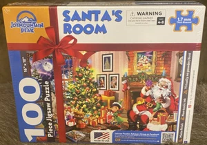 Joy Mountain Peak Santa’s Room 100 Piece Puzzle New Sealed - Picture 1 of 7