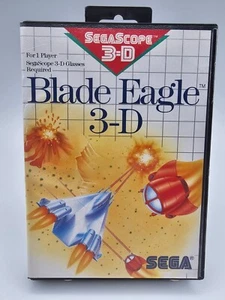 Blade Eagle 3-D (Sega Master System, 1988) COMPLETE w/ Box manual game 3D - Picture 1 of 7