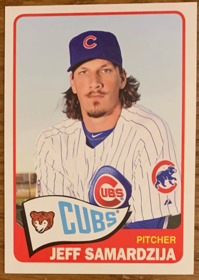 JEFF SAMARDZIJA, 2013 TOPPS "CUBS TEAM SET" CARD # 50, CUBS LEGEND ! - Image 1 of 1