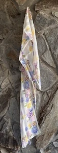 Smithsonian Silk Scarf with original box 56.5” Length 100% Silk Made In Japan - Picture 1 of 13