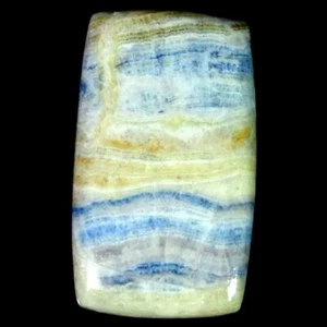 39.35Cts. 21X36X5mm 100% Natural Royal Blue Rhodochrosite Cushion Cab Gemstone - Picture 1 of 5