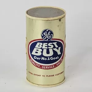 Vintage G.E. "Best Buy Our No. 1 Goal" Can Transistor Radio, *Tested and Works* - Picture 1 of 4