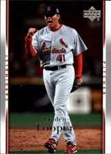 2007 Upper Deck St. Louis Cardinals Baseball Card #456 Braden Looper