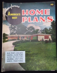 VTG c. 1960s GARLINGHOUSE HOME PLANS AMERICAS BEST MAGAZINE DESIGN MID CENTURY F - Picture 1 of 4