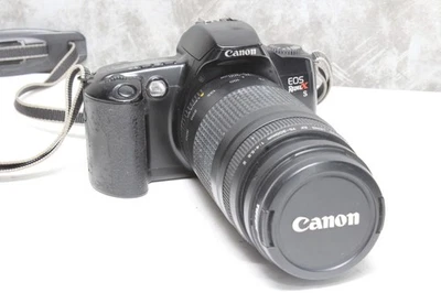 Vintage Canon Rebel XS - 35mm Film SLR Camera EF 75-300mm Lens , Works/Tested - Image 1 of 4
