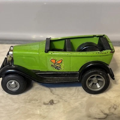 Vintage 1970 Tonka Pressed Steel The Stinger Green Ford Model A Roadster Toy Car - Image 1 of 4