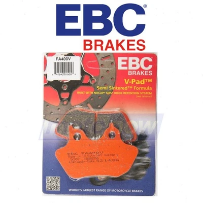 EBC Rear Semi-Sintered V Brake Pads for 2004-2006 Harley Davidson FXDLI Dyna dv - Изображение 1 из 4