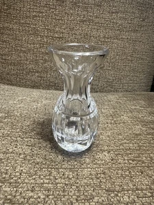 Waterford Crystal Violet Bud Vase 1980s Small Lismore Vintage - Picture 1 of 2