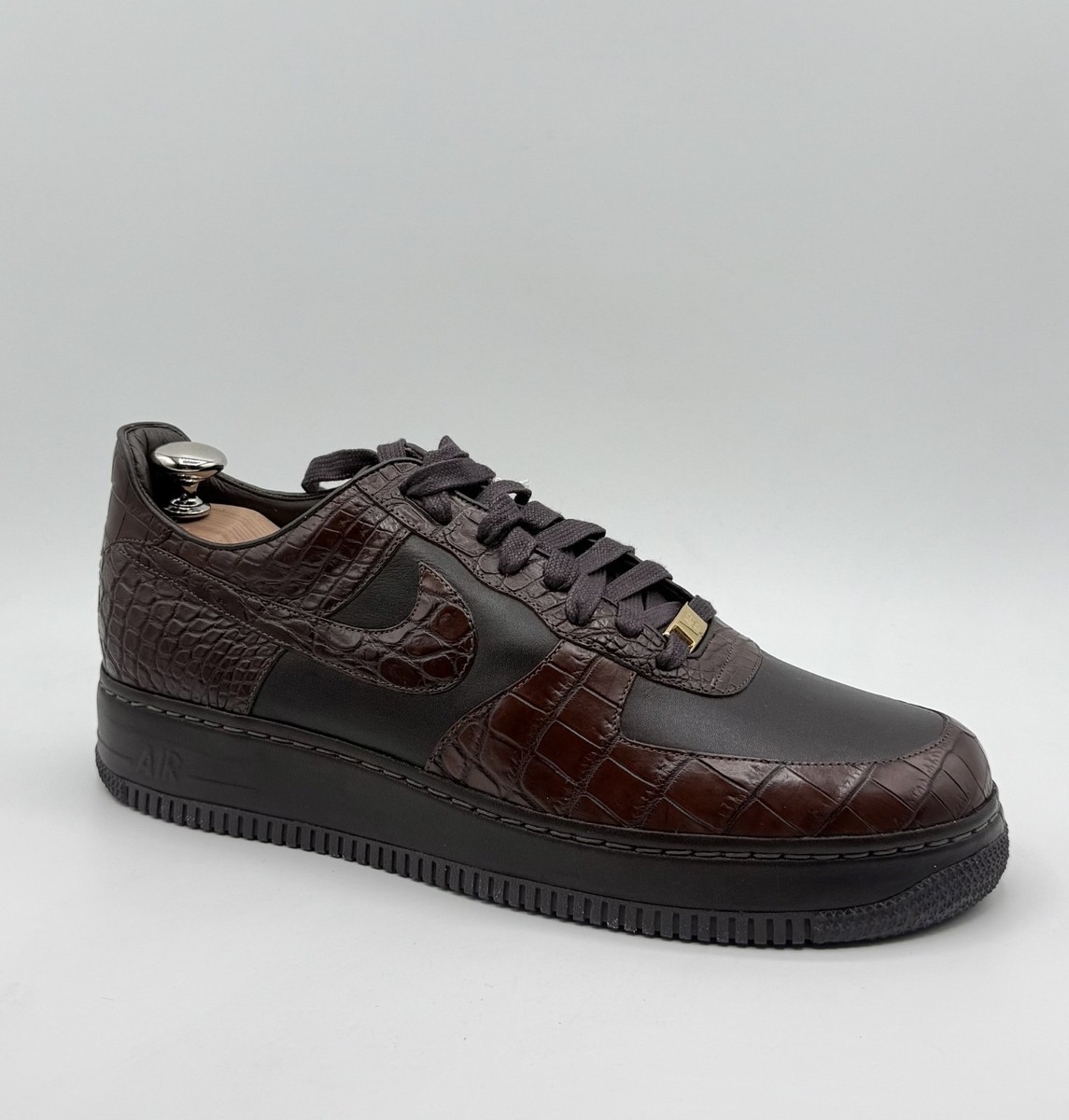 【美品】NIKE AIRFORCE 1 LUX ナイキエアフォース1 26cm NIKE AIR FORCE 1 MID '07 LX SHIMMER/BLACK-PALE IVORY-COCONUT