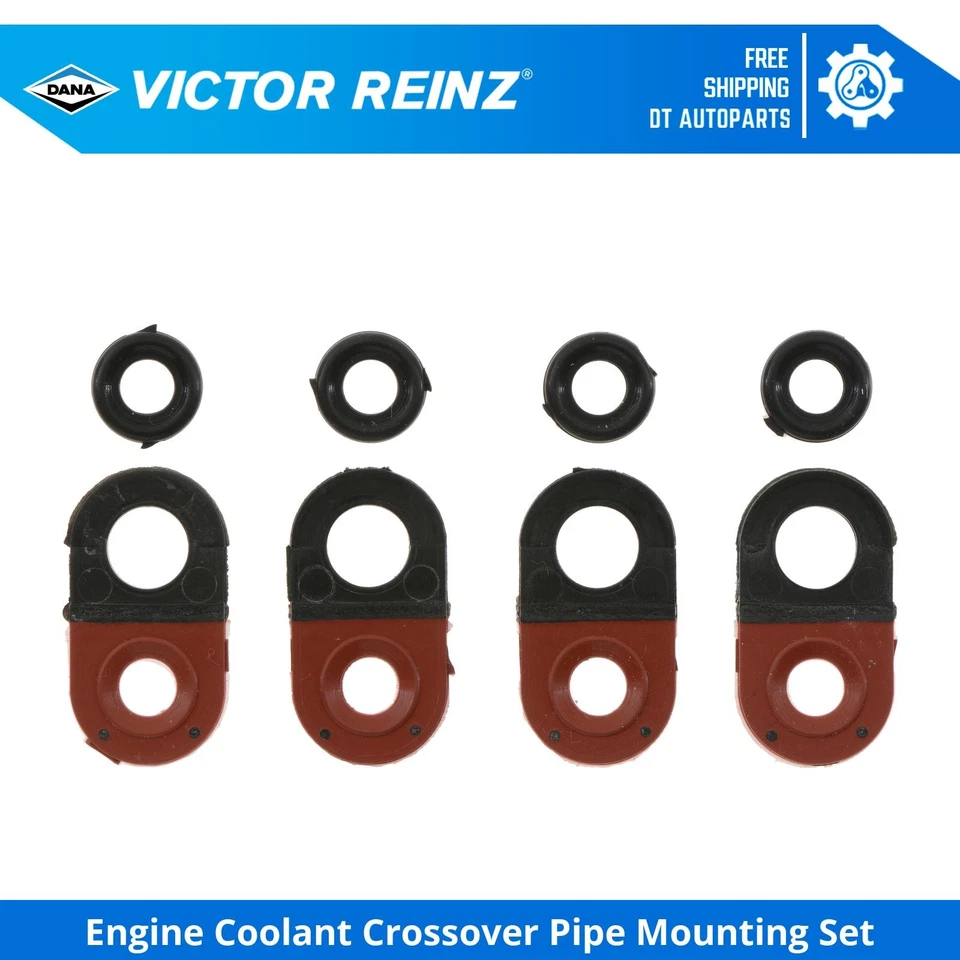 Juego de montaje de tubo cruzado refrigerante Victor Reinz 02-06 Chevrolet Avalanche 1500 Foto 1 de 1