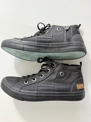 Earth Origins Mujer Negro Zapatillas Altas Cremallera Con Cordones Zapatos Cómodos Talla 7.5 Foto 1 de 4