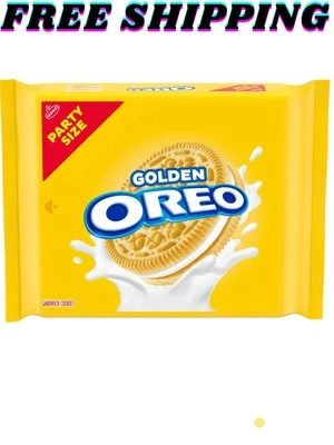 Galletas sandwich doradas OREO, tamaño fiesta, 24,16 oz Foto 1 de 4