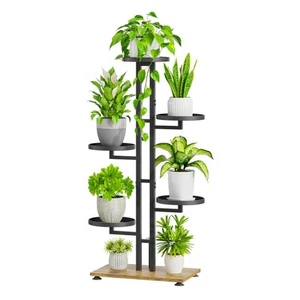 6 Tier Plant Stand Indoor Outdoor, Tiered Corner Multiple Flower Pot Holder S... - Picture 1 of 7