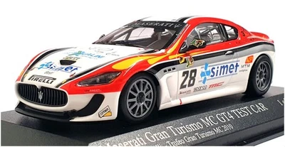 Minichamps 1/43 Scale 400 101228 - Maserati Gran Turismo MC GT4 Test Car 2010 - Image 1 of 4