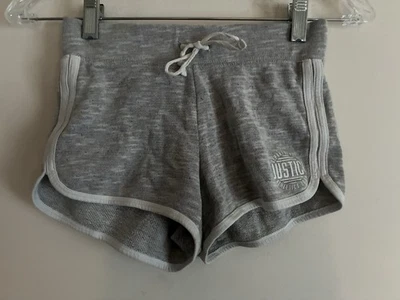 Justice Kids Girls Dept. Pantalones Cortos Of Athletics Mezcla Algodón Delfín Gris Jaspeado 8 Foto 1 de 4