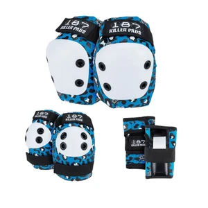 187 Killer Pads Staab Blue Six Pack Junior Pads Set - Picture 1 of 7