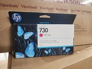 New Sealed Genuine P2V63A HP 730 INK CARTRIDGE MAGENTA 130ML - Picture 1 of 3