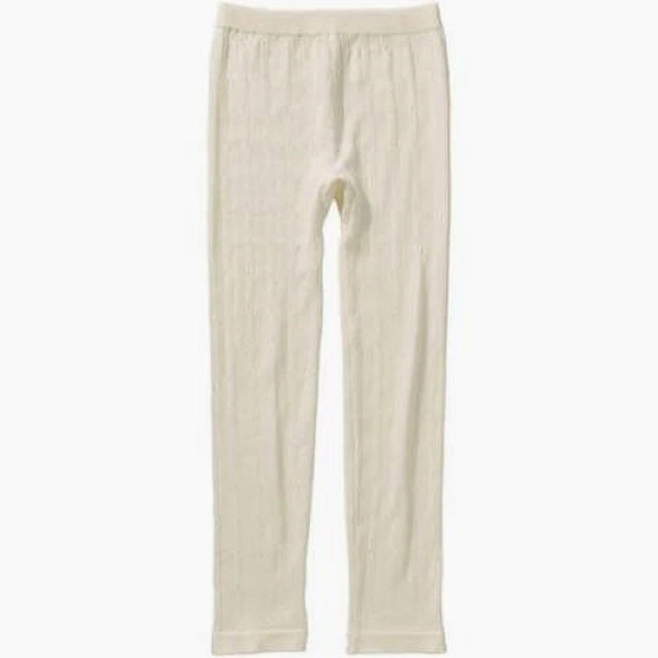 Nova Leggings Faded Glory Girls Marfim Off White Cabo Sem Costura Tamanho 7-16 - Imagem 1 de 1