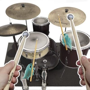 Portable Electronic Drum Set - Air Drum Sticks & Pedals - Practice Drum Acces... - Picture 1 of 6