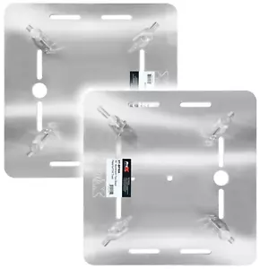 Dos placas base de armadura ProX XT-BP16AX2 de aluminio de 16" de 6 mm para F34 F32 F31 cuadrada con - Imagen 1 de 8