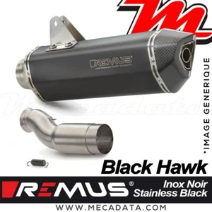 Silencieux échappement Remus BlackHawk inox noir Race GASGAS SM/ES 700 2023 - Imagen 1 de 3