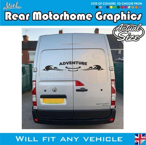 Calcomanía gráfica Vauxhall Movano LWB L3 4 trasera autocaravana cámper furgoneta 041 - Imagen 1 de 4