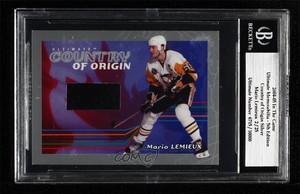 2004-05 ITG Ultimate Memorabilia 5th Edition Silver /25 Mario Lemieux HOF