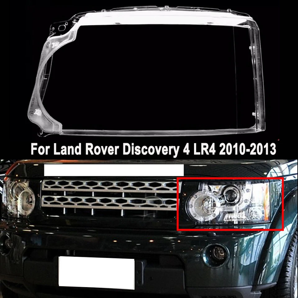 For Land Rover Discovery  4 LR4 2010 2011 2012 2013 Headlight Lens Left Cover - Image 1 of 4