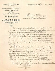 Antike Brief - Jardelle-Roger Rechts Dommarien 1912