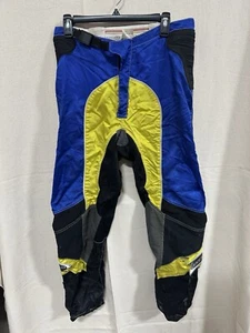 VTG Pro Grip motocross pants - Italy  - Blue Yellow Black Size 34 - SEE PHOTOS - Bild 1 von 9