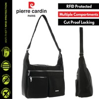 pierre cardin slash proof backpack