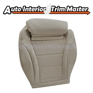 2015-2021 Fits Mercedes Benz C Class Driver Bottom Leather Seat Cover Tan - Picture 1 of 16