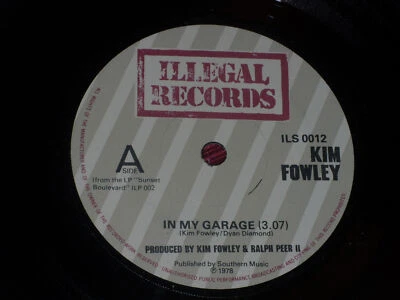 Kim Fowley:  Rubber Rainbow/In My Garage  rare 7"  EX+ - Image 1 of 4