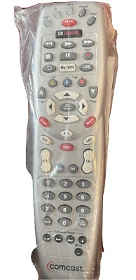 Comcast Xfinity Motorola Silver Custom DVR 3 Device Universal Remote New - Image 1 of 4