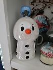 Disney Frozen 2 Olaf Glossy Ceramic Coin Bank With Sound 9½" H New 