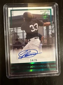 Jasson Dominguez 2020 Leaf Ultimate Draft AUTOGRAPH SSP Yankees /25 🔥🔥🔥 - Bild 1 von 2