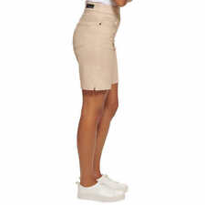 DKNY Jeans Women's Comfort Stretch Pull-On Bermuda Short Beige Size XS