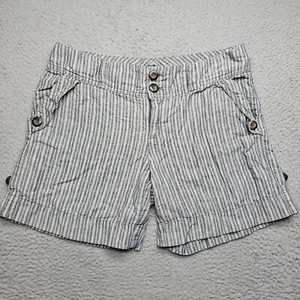 Bermuda casual blu a righe Gap taglia 10 frontali piatti casual - Foto 1 di 14