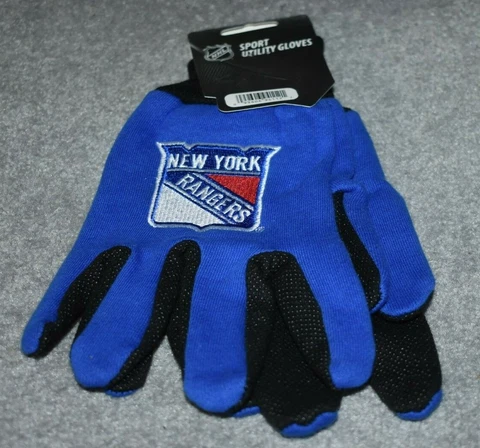 NEW YORK RANGERS NHL HOCKEY ALL PURPOSE/UTILITY WORK GLOVES Cover