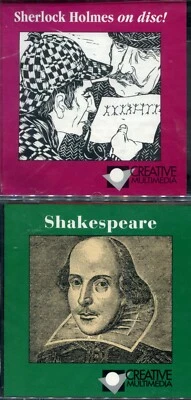 SHERLOCK HOLMES & SHAKESPEARE - COMPLETE WORK/TEXTS - CD ROM - DOS/MAC - Image 1 of 2