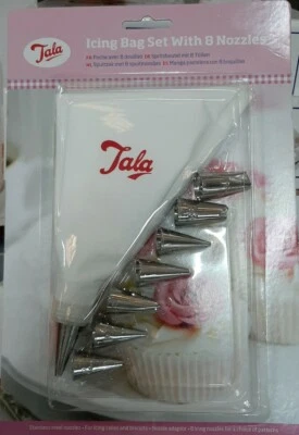 Tala Icing Bag Set with 8 Nozzles - Image 1 of 2