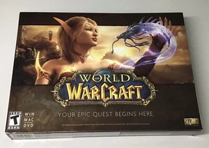 WORLD OF WARCRAFT YOUR EPIC QUEST BEGINS HERE WINDOWS PC GAME BLIZZARD - Picture 1 of 2