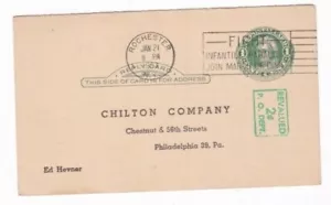 1953 ROCHESTER, NY. HOUGHTON AUTO SERVICE CHILTON AUTO. POSTKARTE NEU BEWERTET - Bild 1 von 2