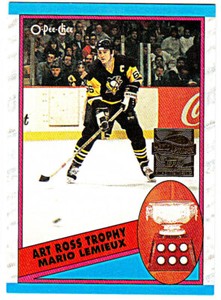 2001-02 TOPPS REPRINTS #1 MARIO LEMIEUX Pittsburgh Penguins (89-90 OPC)