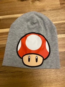 H&M boys super mario mushroom beanie hat aged 1-4 years - Picture 1 of 4